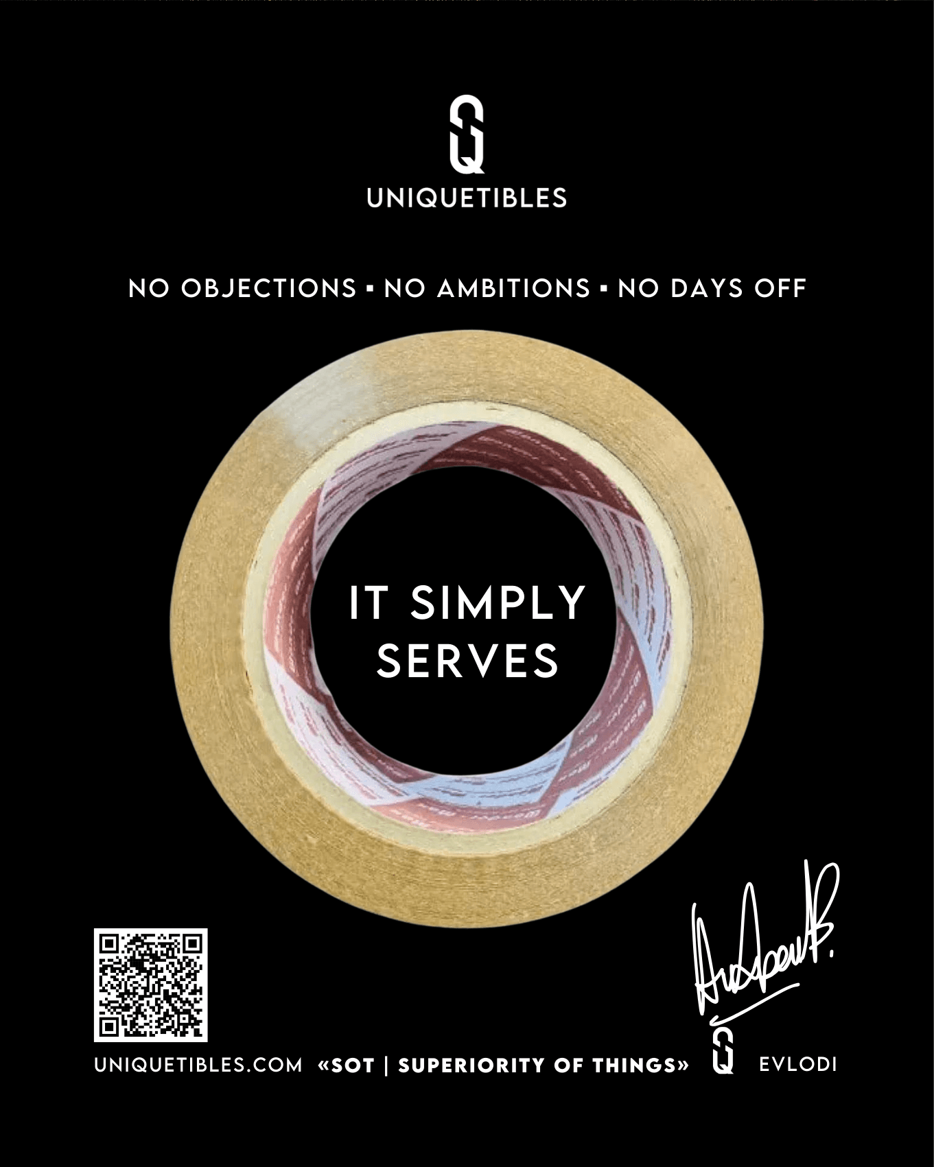 Image of «SOT | Superiority of things» (Authorial Poster)